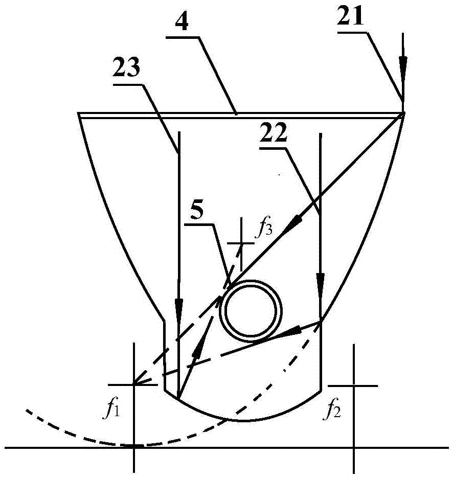 Light gathering and heat returning type soil disinfecting and repairing device