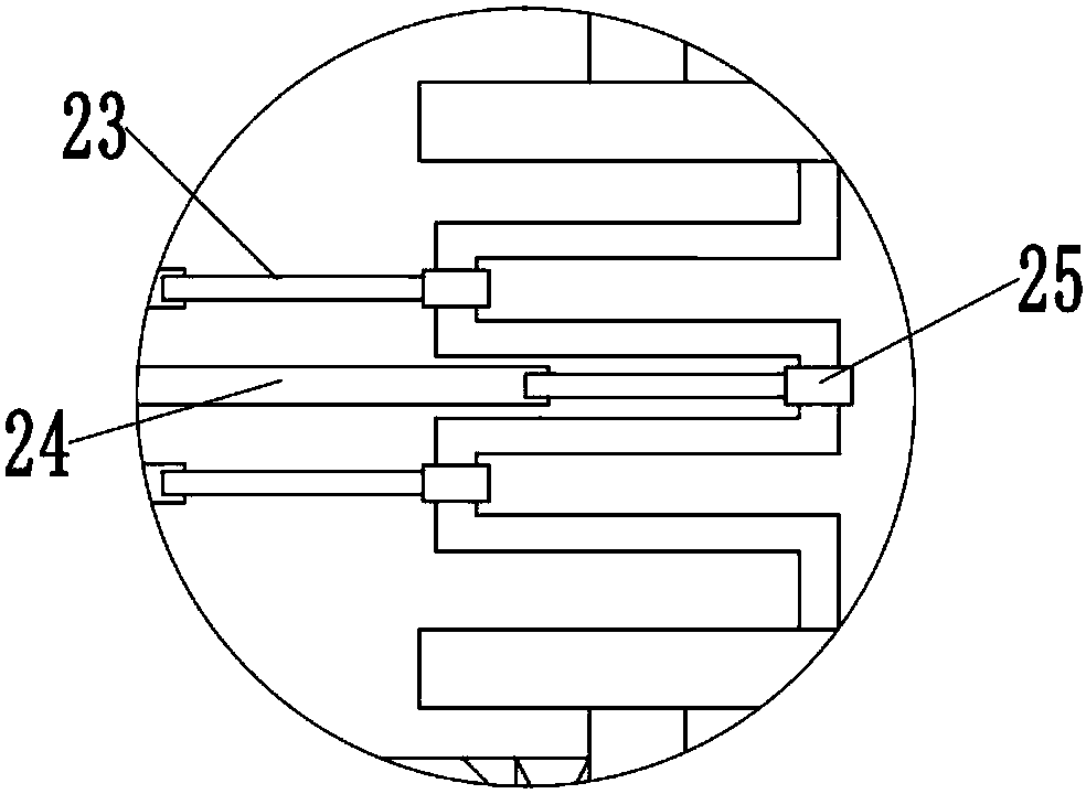 Agricultural corn straw recycling briquetting device