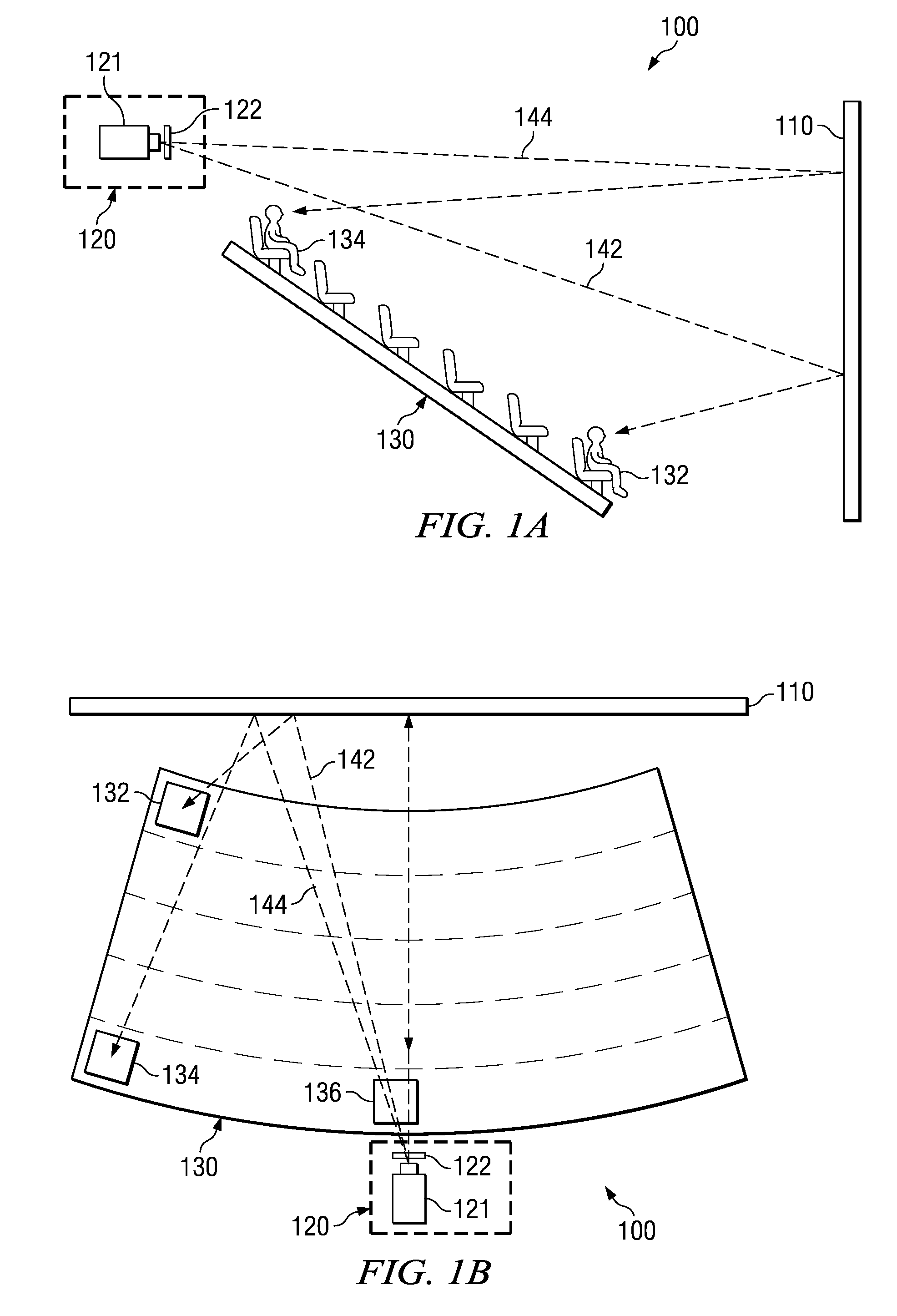 Polarization preserving front projection sceen