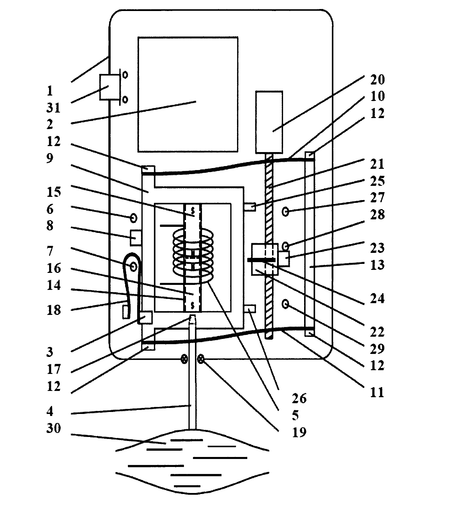 Device and method for real-time measurement of parameters of mechanical stress state and biomechanical properties of soft biological tissue