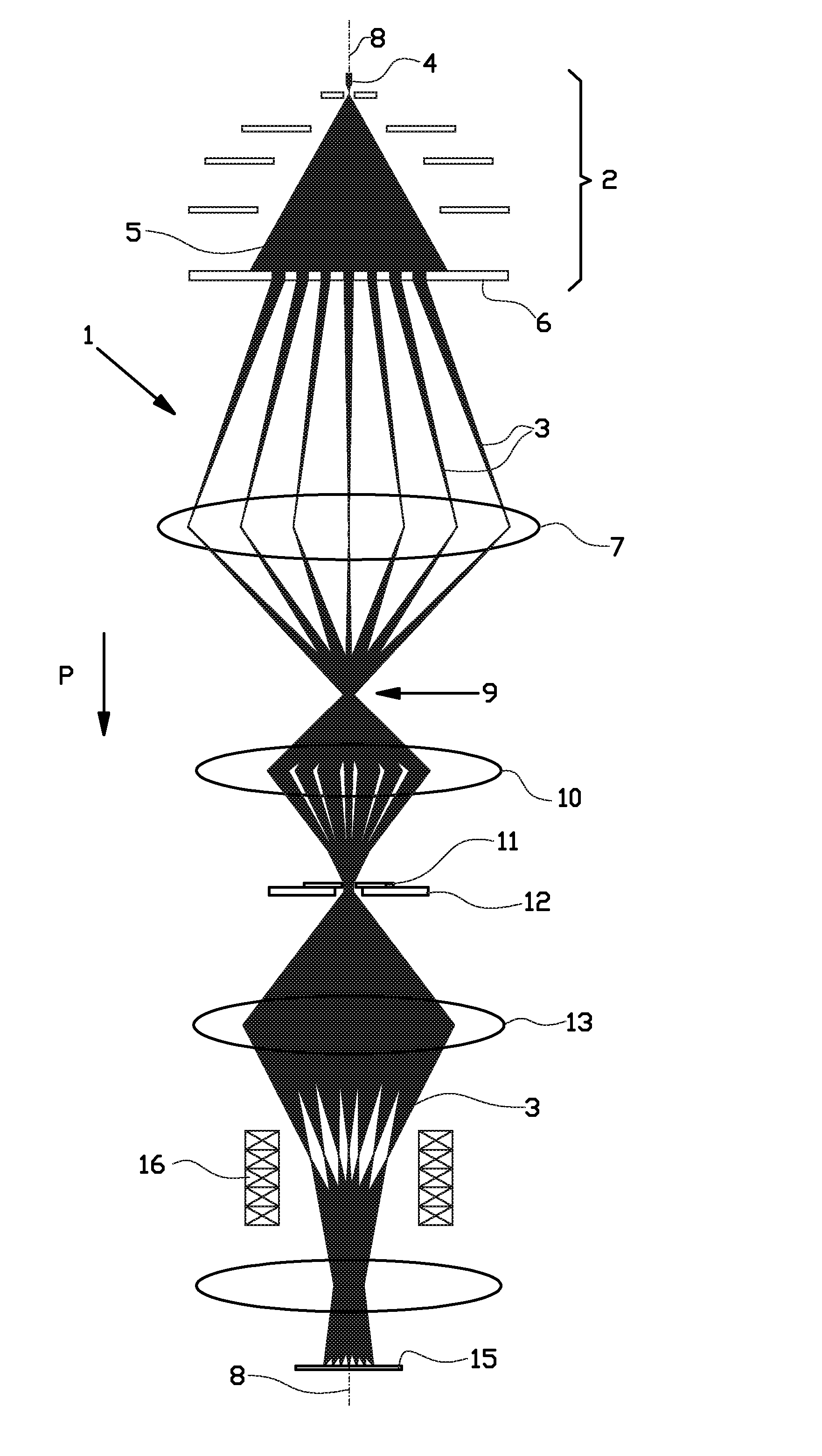 Apparatus and method for inspecting a surface of a sample