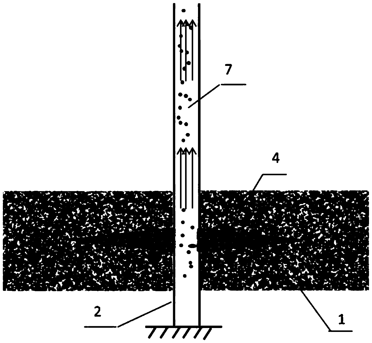 Preparation method and construction method of prefabricated fracturing displacement isolator