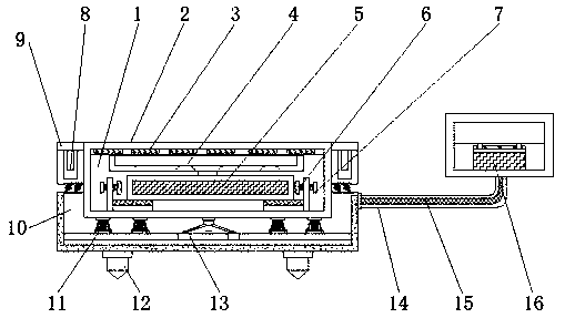 Dynamic wireless charging device based on intelligent information highway