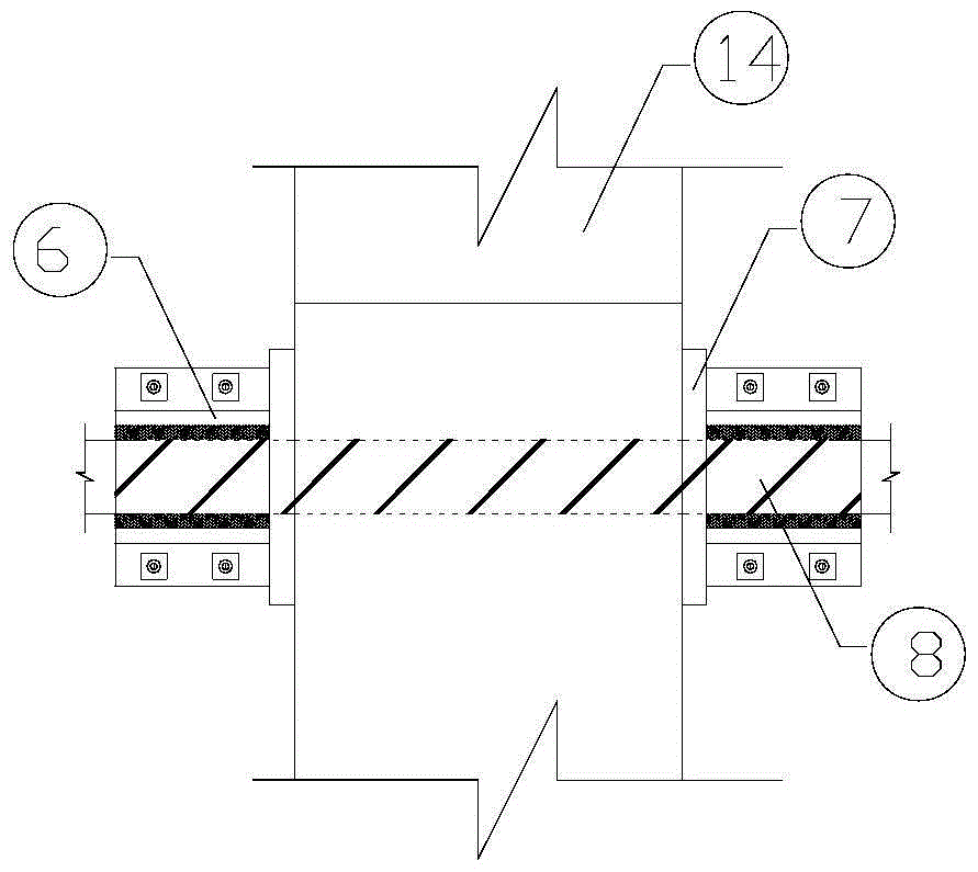 An external prestressed multi-point anchorage reinforcement method for bridge structures