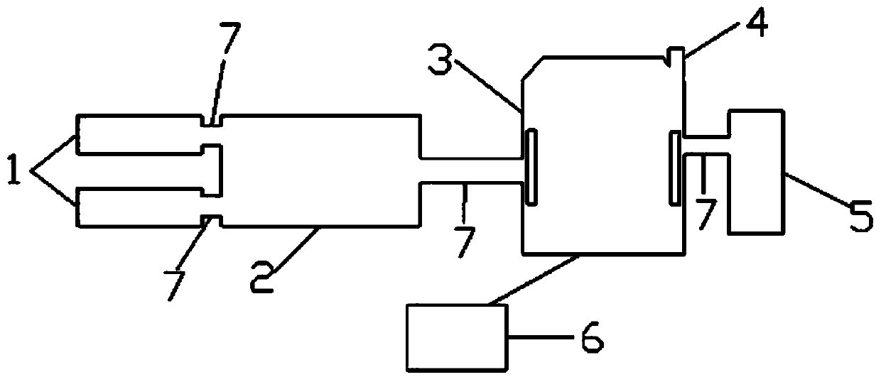 Parylene color film coating process and film coating device