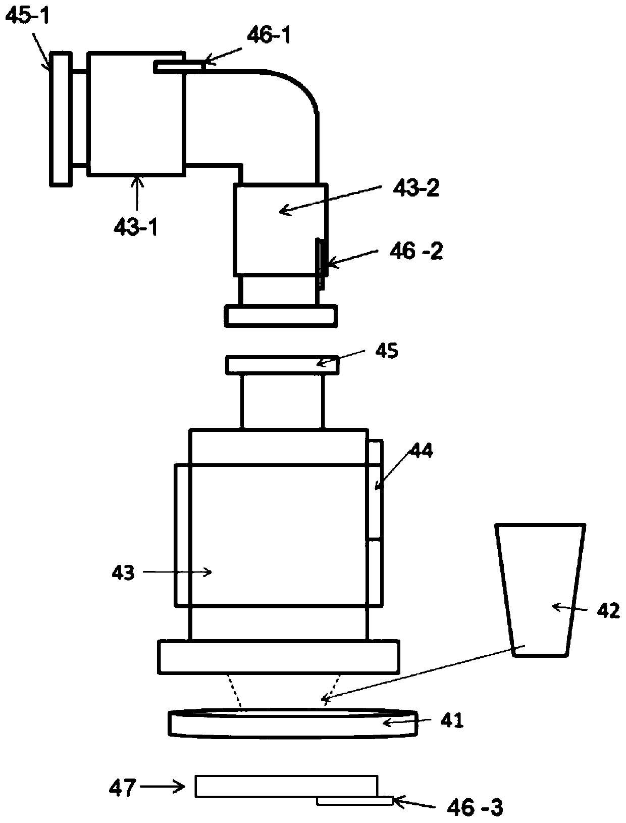 Parylene color film coating process and film coating device