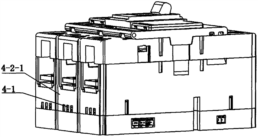 Switch with bottom provided with cavity for accommodating electronic circuit board