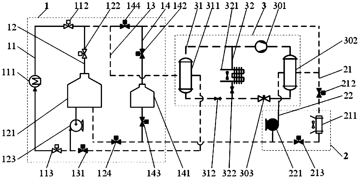 Heat-power cogeneration system and method using solar energy or air energy