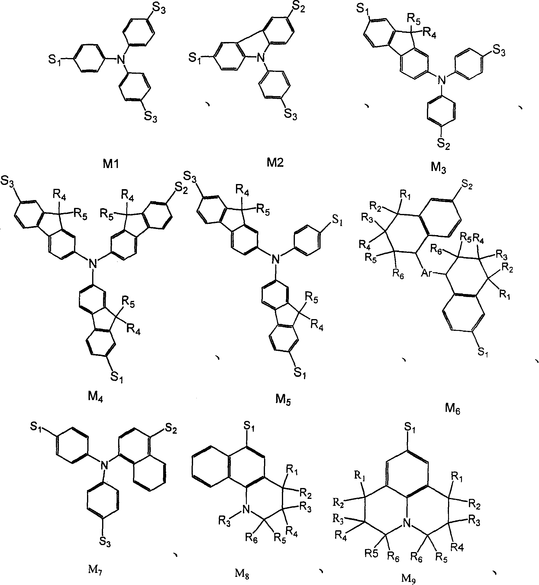 Red light emitting fluorescent dye, synthesizing process and use thereof