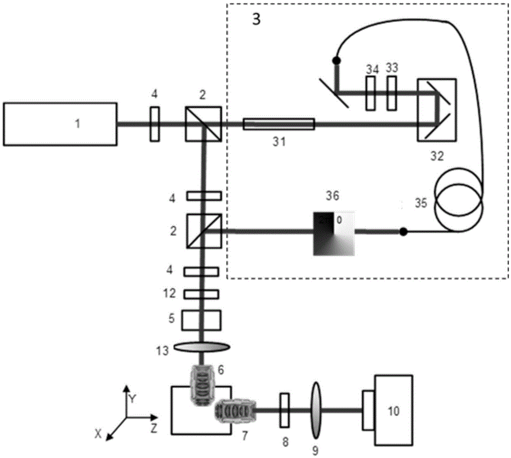 Multiphoton subpulse STED-SPIM microscopic system realized by single wavelength