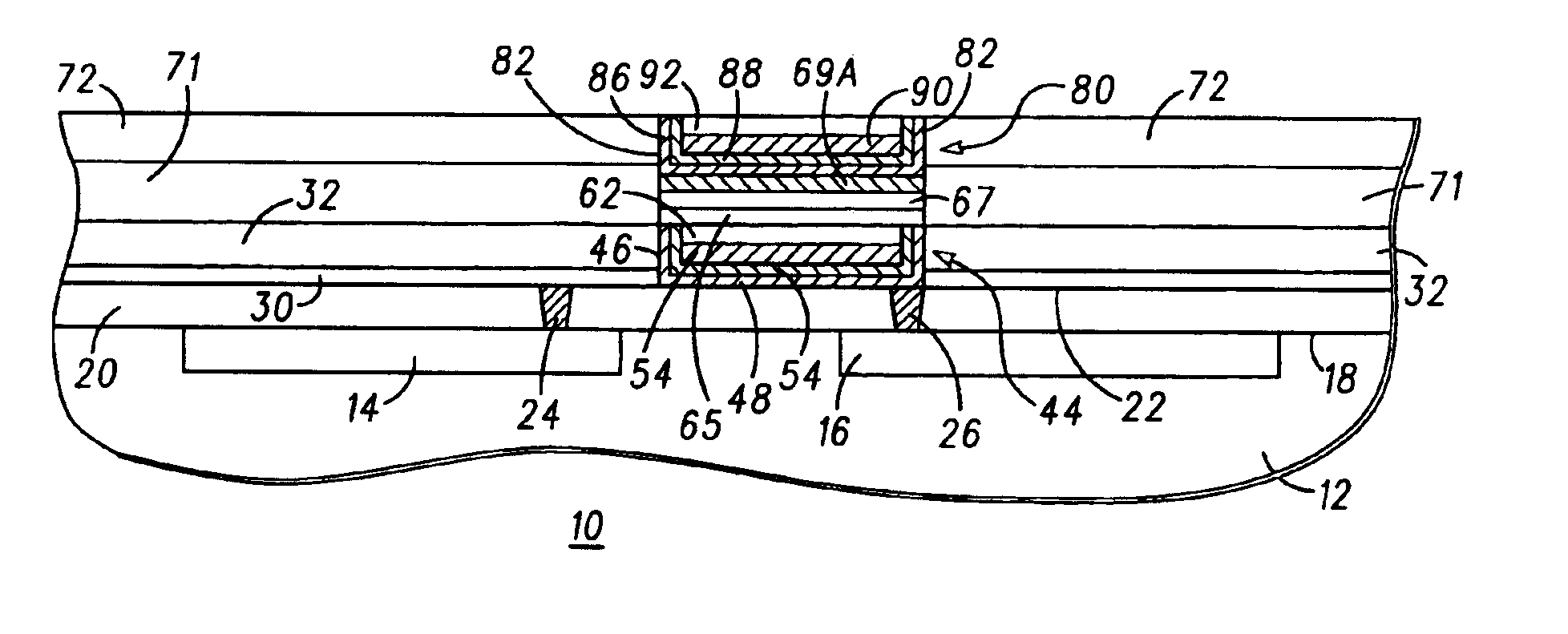 Method for manufacturing a memory element