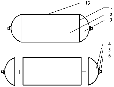 A fiber-reinforced rubber airbag for launching ships and its molding process