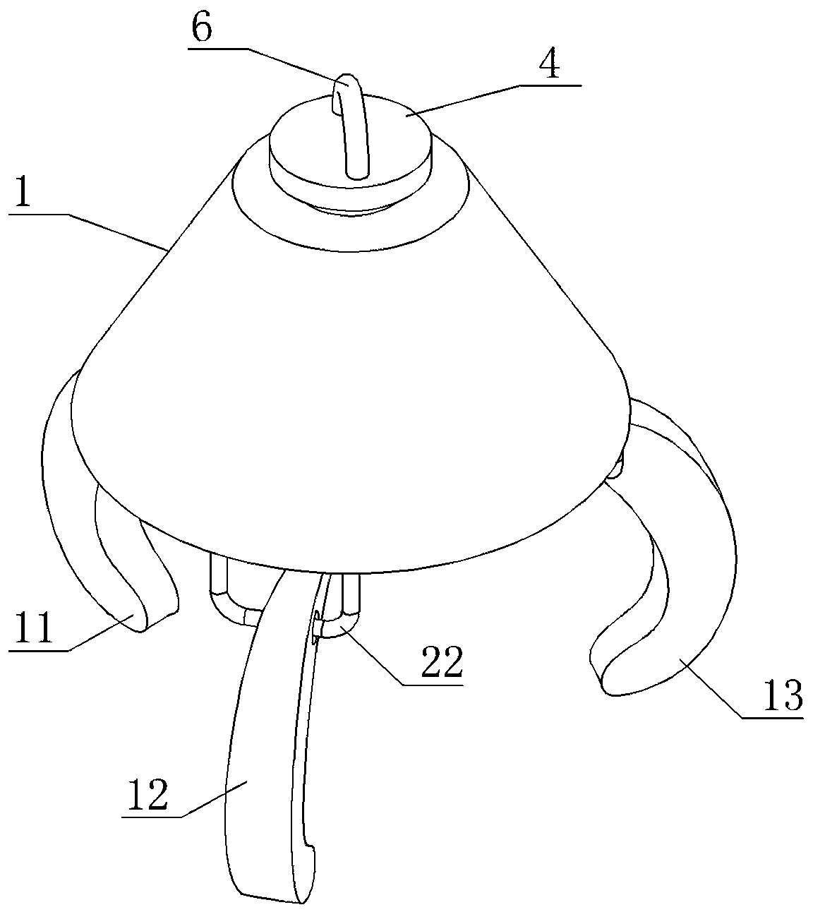 Locking device for lifting insulator