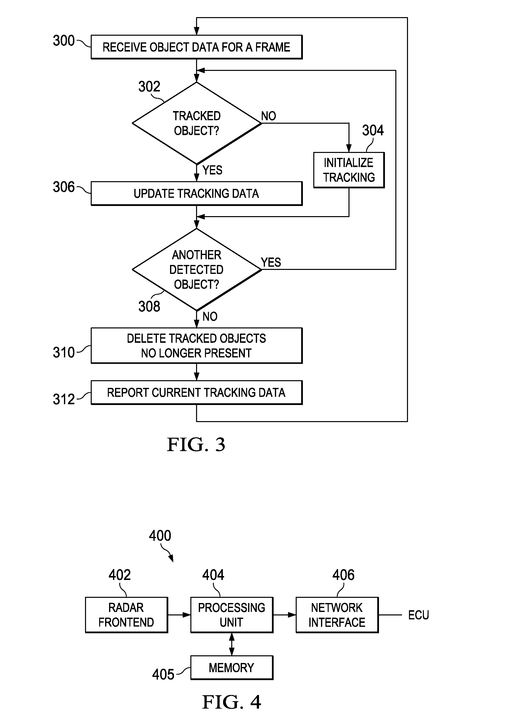 Three Dimensional (3D) Tracking of Objects in a Radar System