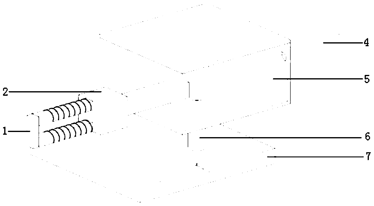 Ultrasonic liquid knife impacting metal material surface nanocrystallization method and special device thereof