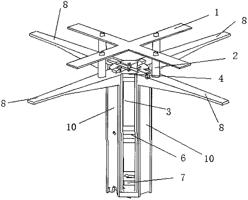 Dual polarization antenna radiation unit with function of coupled feeding