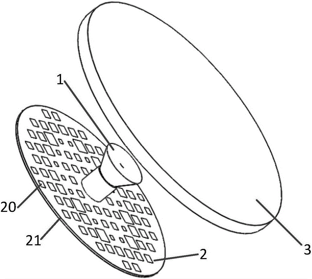 Low-profile lens antenna based on reflective array feed