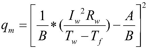 Method for temperature drift inhibition of constant power type thermal type gas flowmeter