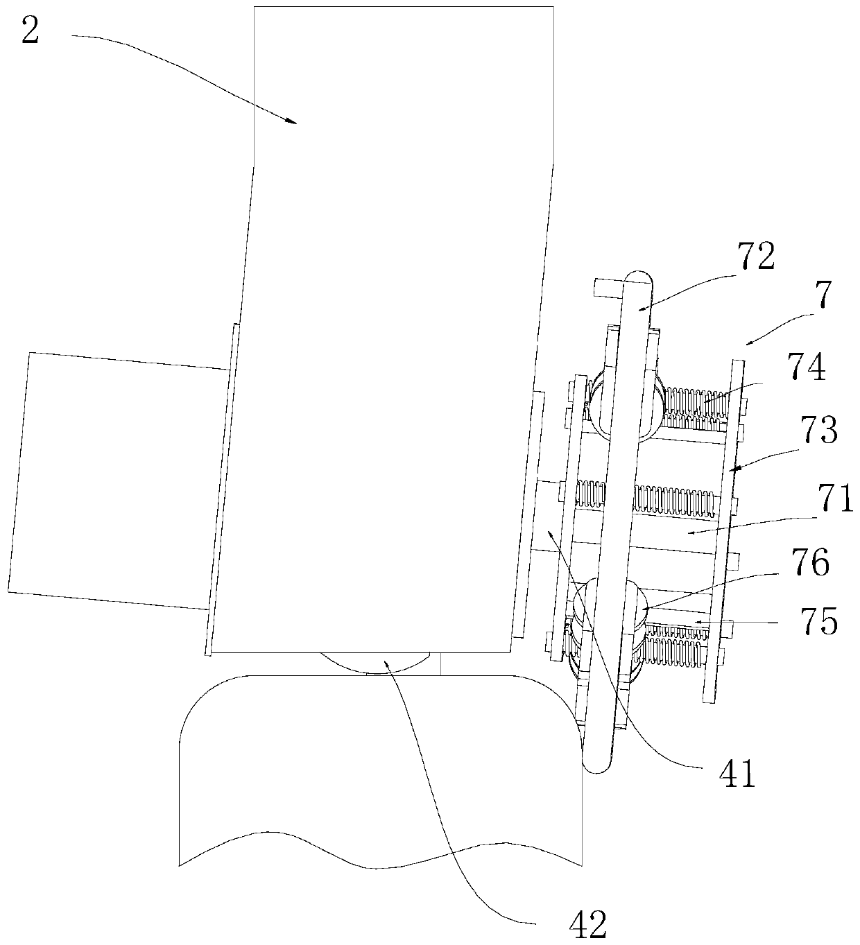 Hand-push type track profile and irregularity detection device