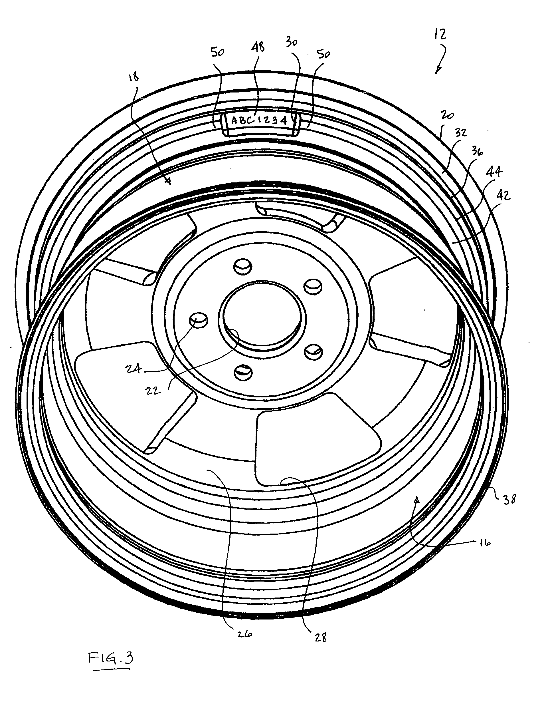 Wheel traceability system