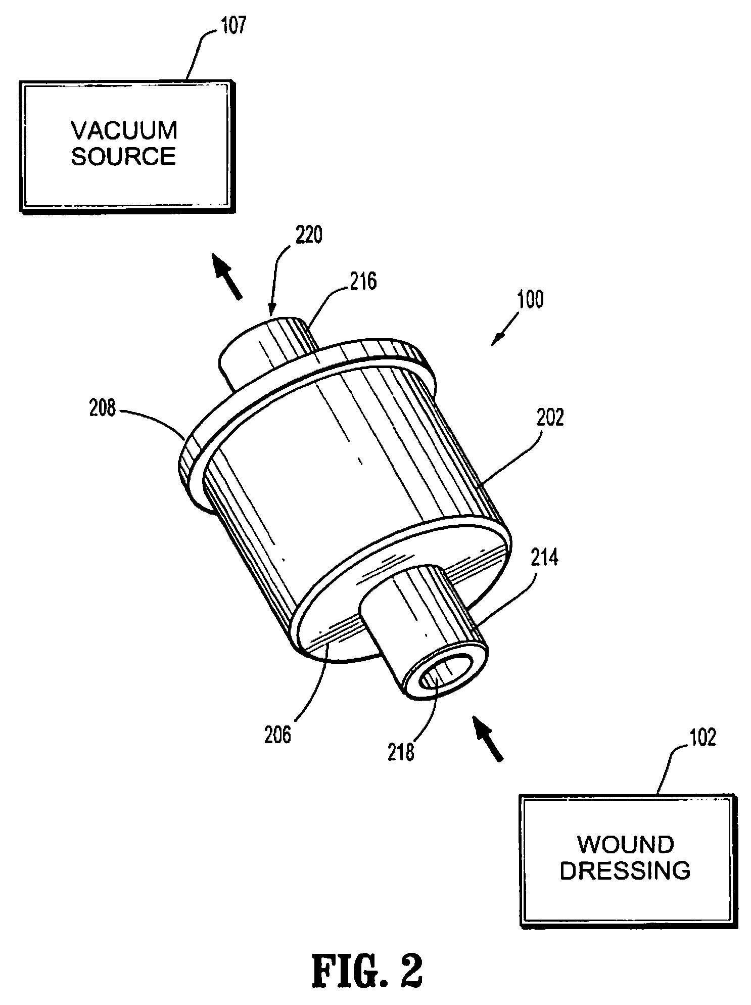 Negative pressure wound therapy fluid collection canister