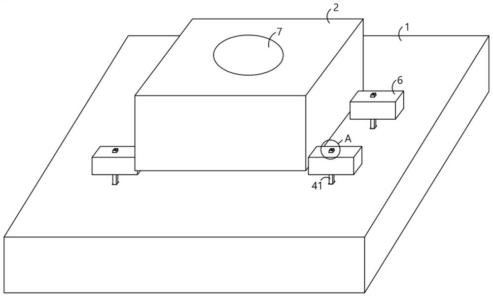 Hip joint femoral stem fatigue test loading device