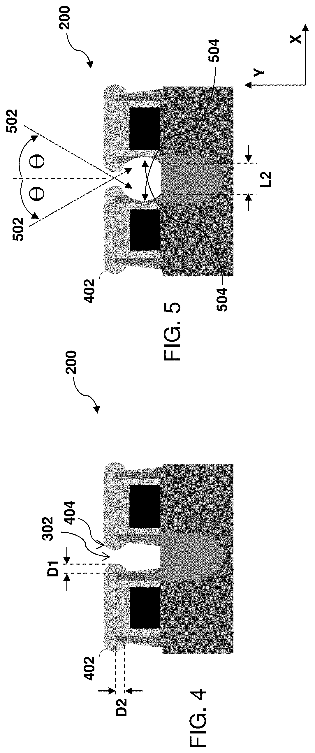 Contact air gap formation and structures thereof