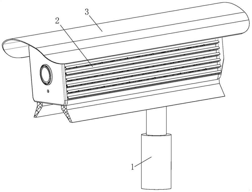 Face recognition camera device based on wide-angle image sampling