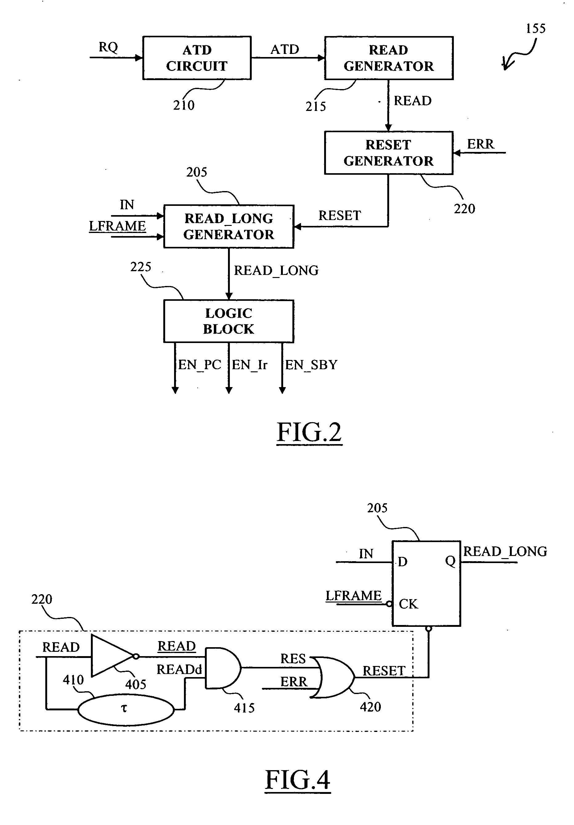 Synchronous memory device with reduced power consumption