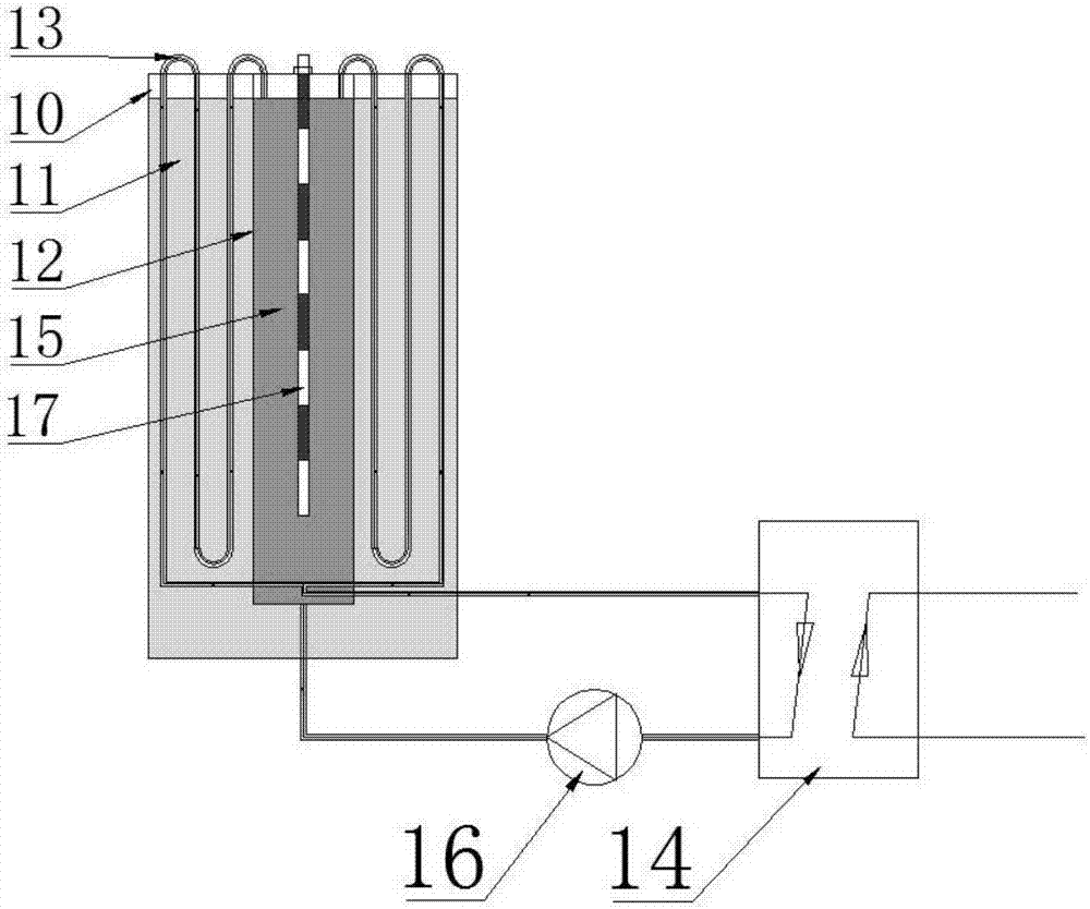 Phase-change heat storing and supplying unit