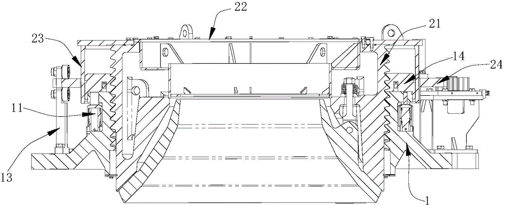 Top frame of cone crusher