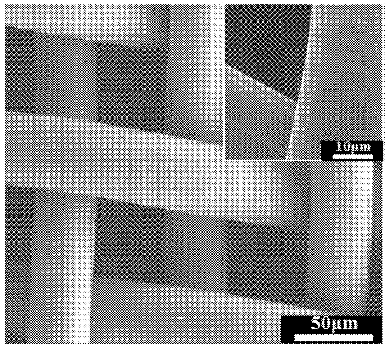 Material used for rapid separation of oil and water and preparation method and application thereof