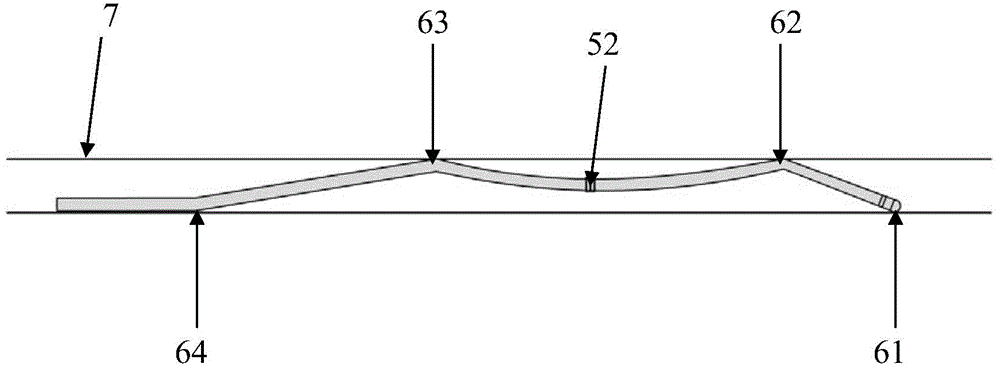 Anti-dislocation left ventricle electrode wire