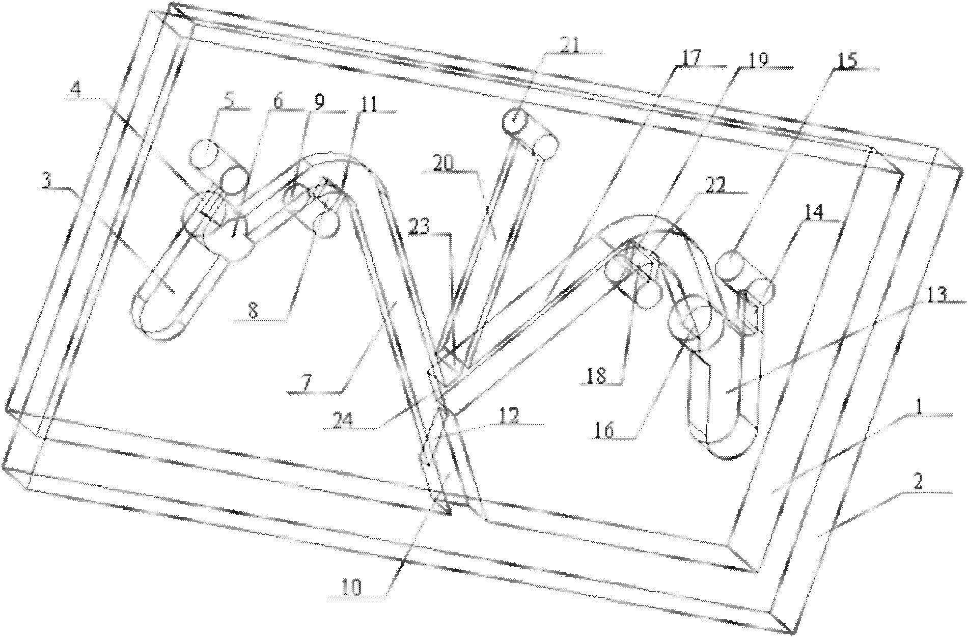 Centrifugal double-channel trace liquid quantitative sampling device and manufacturing method thereof