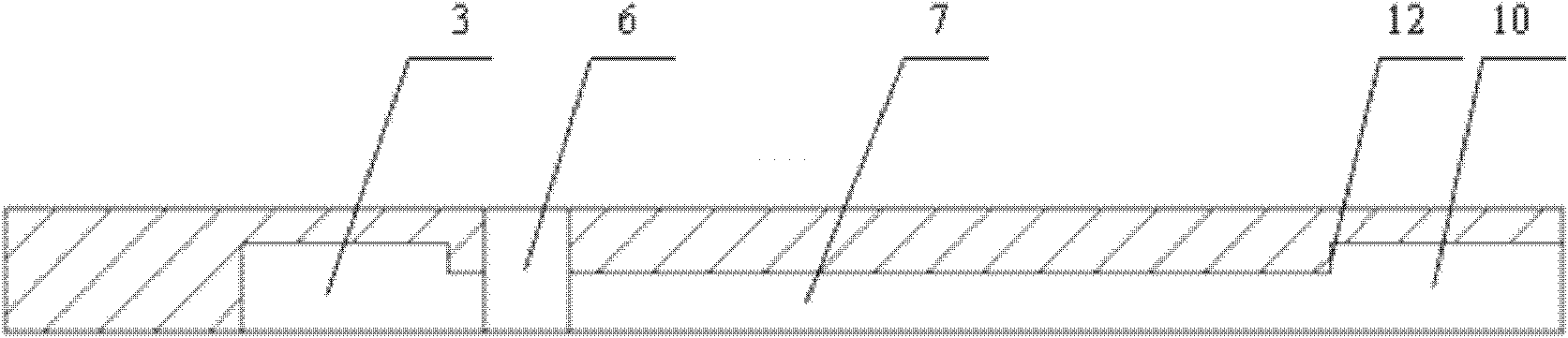 Centrifugal double-channel trace liquid quantitative sampling device and manufacturing method thereof