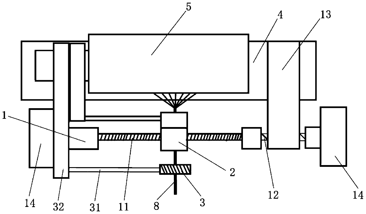 Spinning device for controlling fiber arrangement structure through synchronous rotation and spinning process thereof