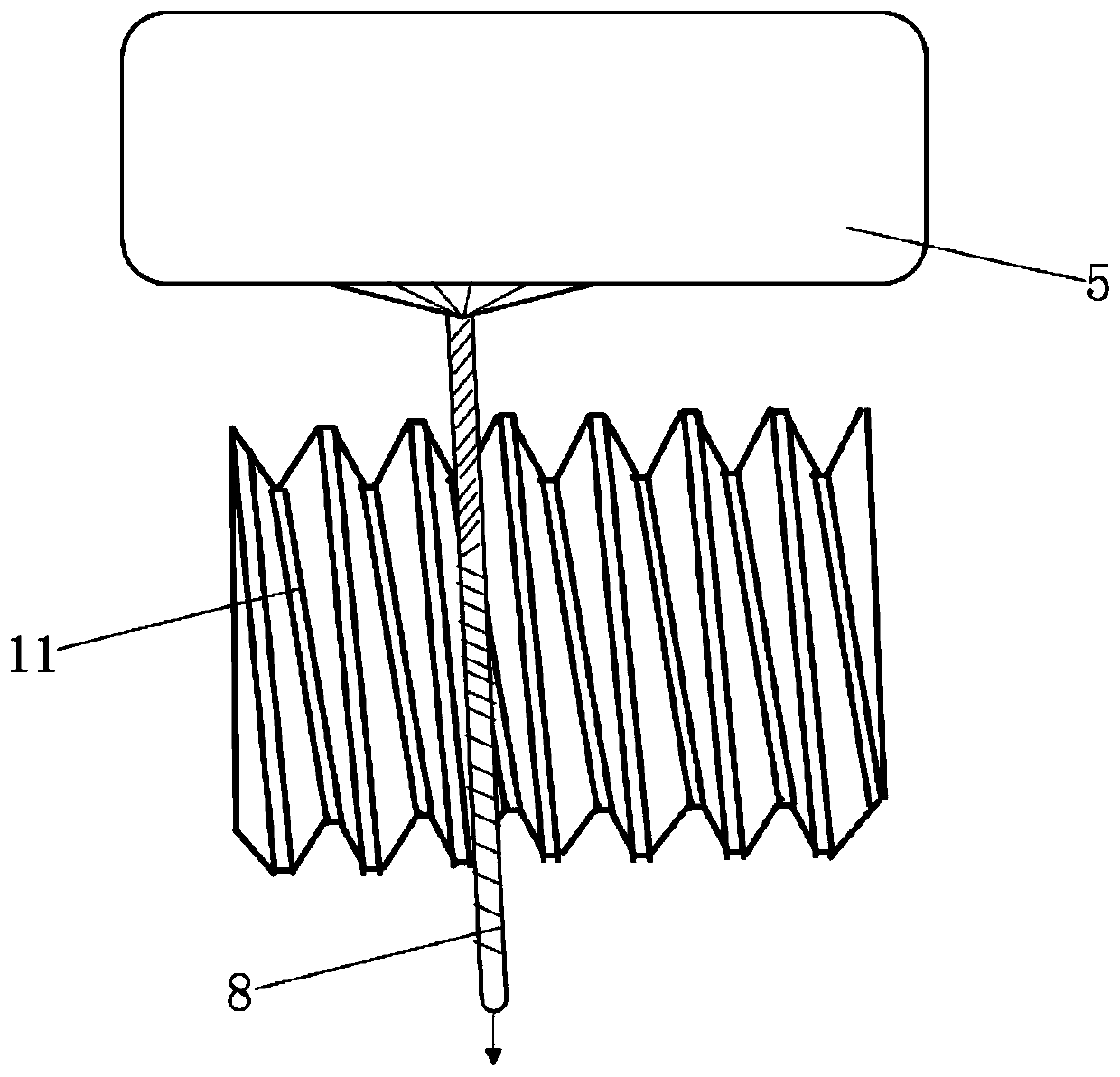 Spinning device for controlling fiber arrangement structure through synchronous rotation and spinning process thereof