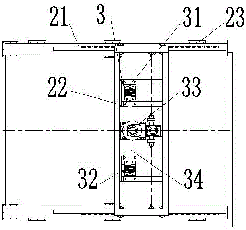 Reverse discharging device of fermenting tank