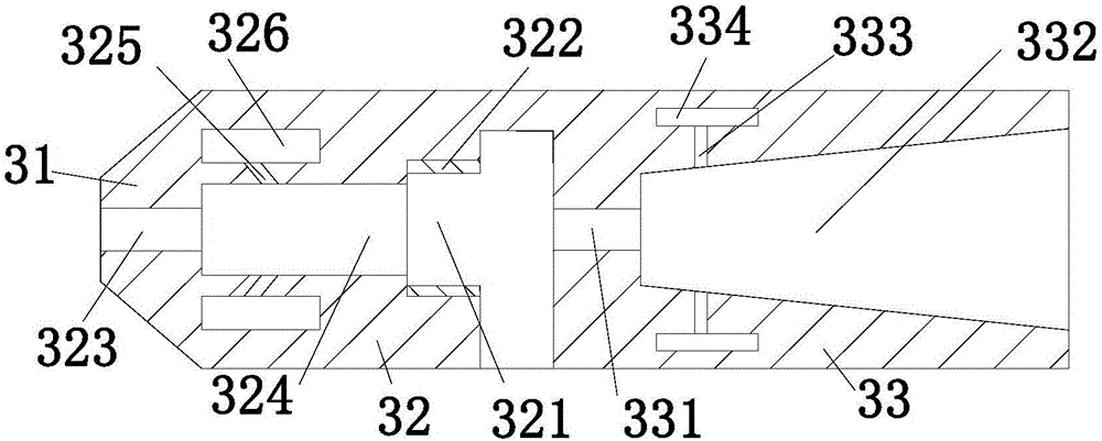 Air-jet vortex polyester yarn spinning device