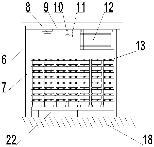 Battery storage and high temperature aging chamber