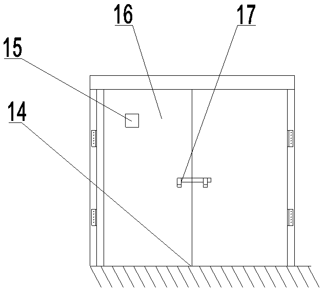 Battery storage and high temperature aging chamber