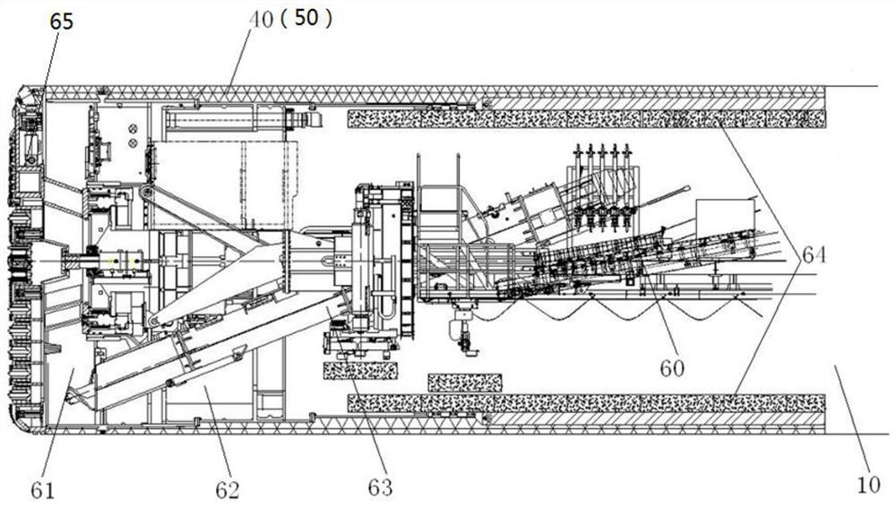 Shield body grouting structure and construction method for shield excavation in water-rich sand and pebble strata