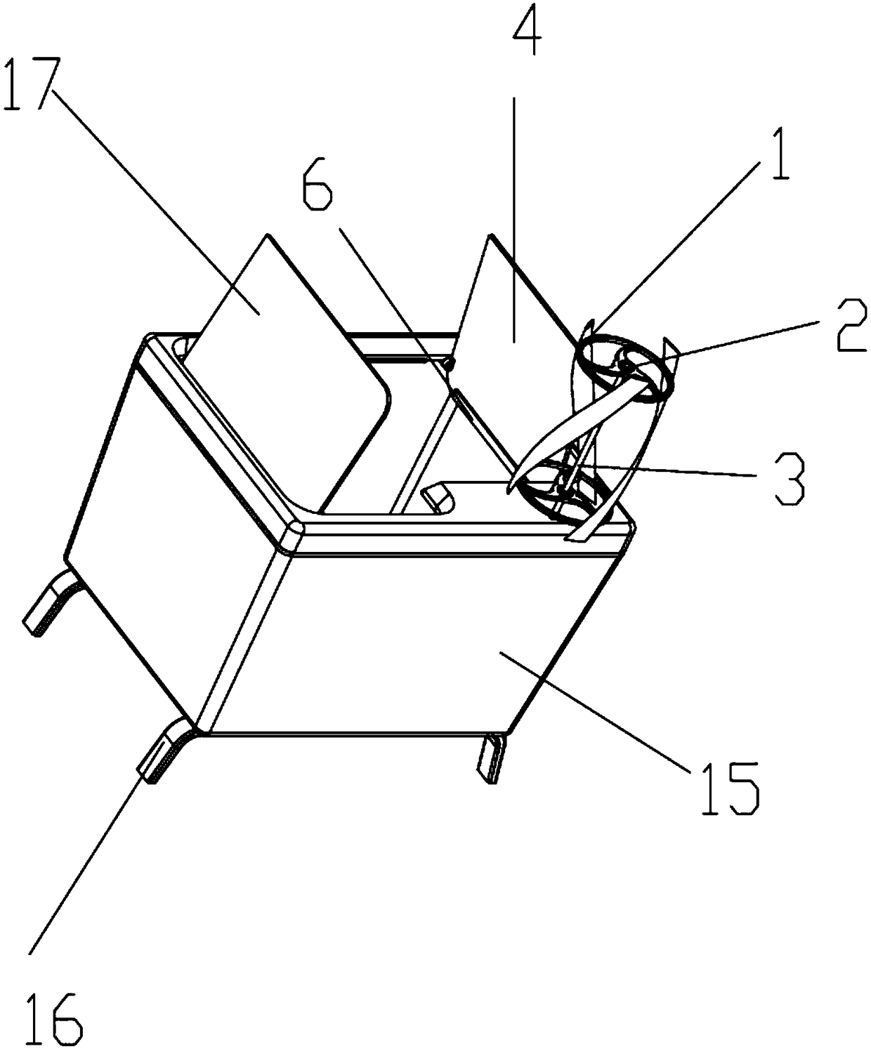 Pneumatic storage box