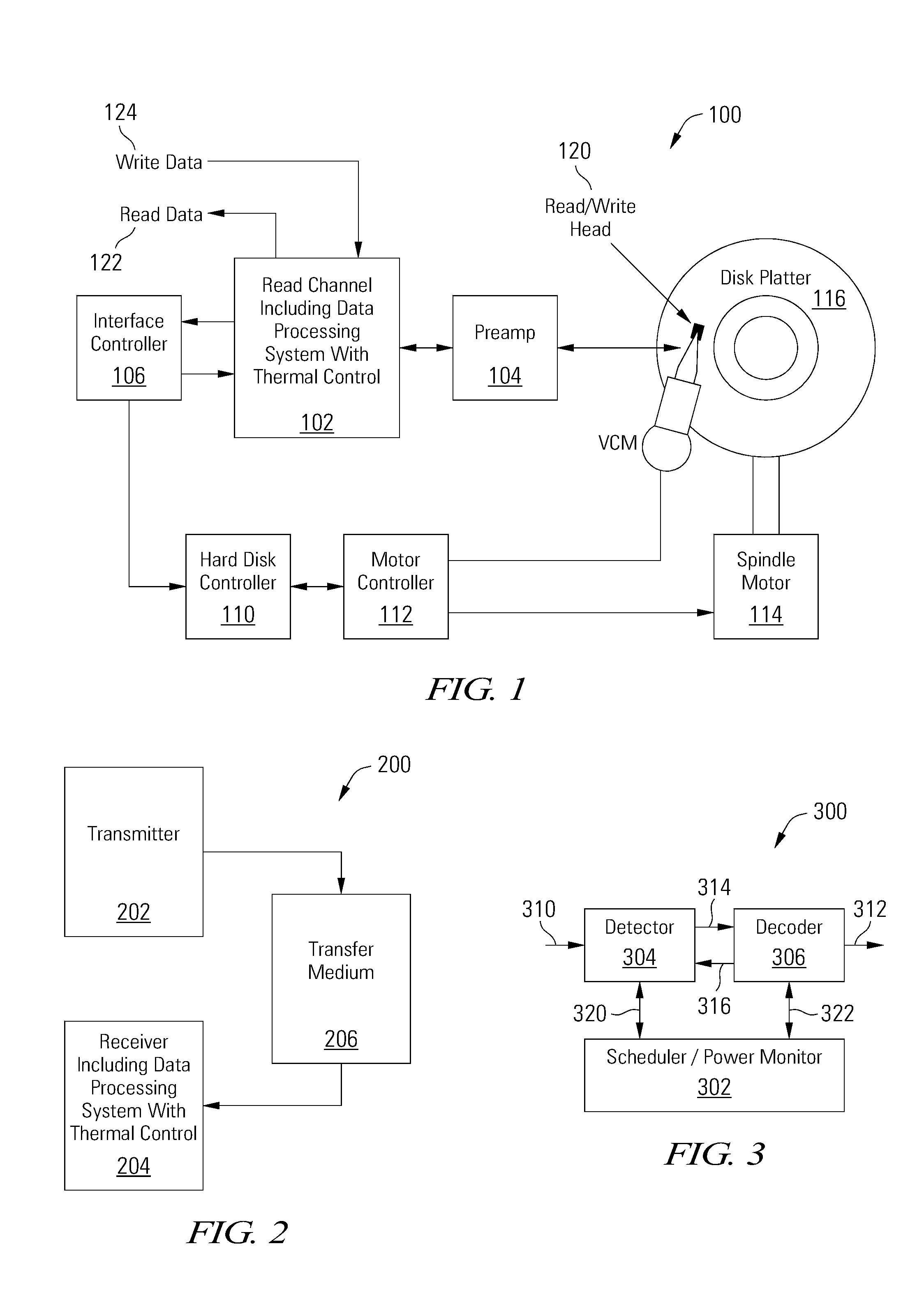 Data processing system with thermal control