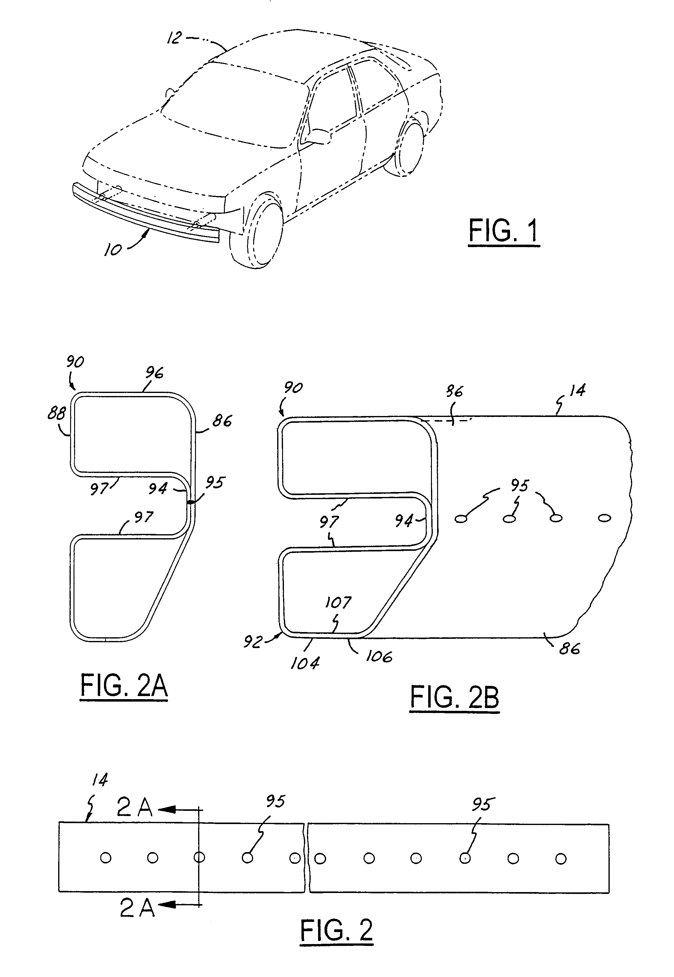 Cross member for vehicle bumper bar and method for making same