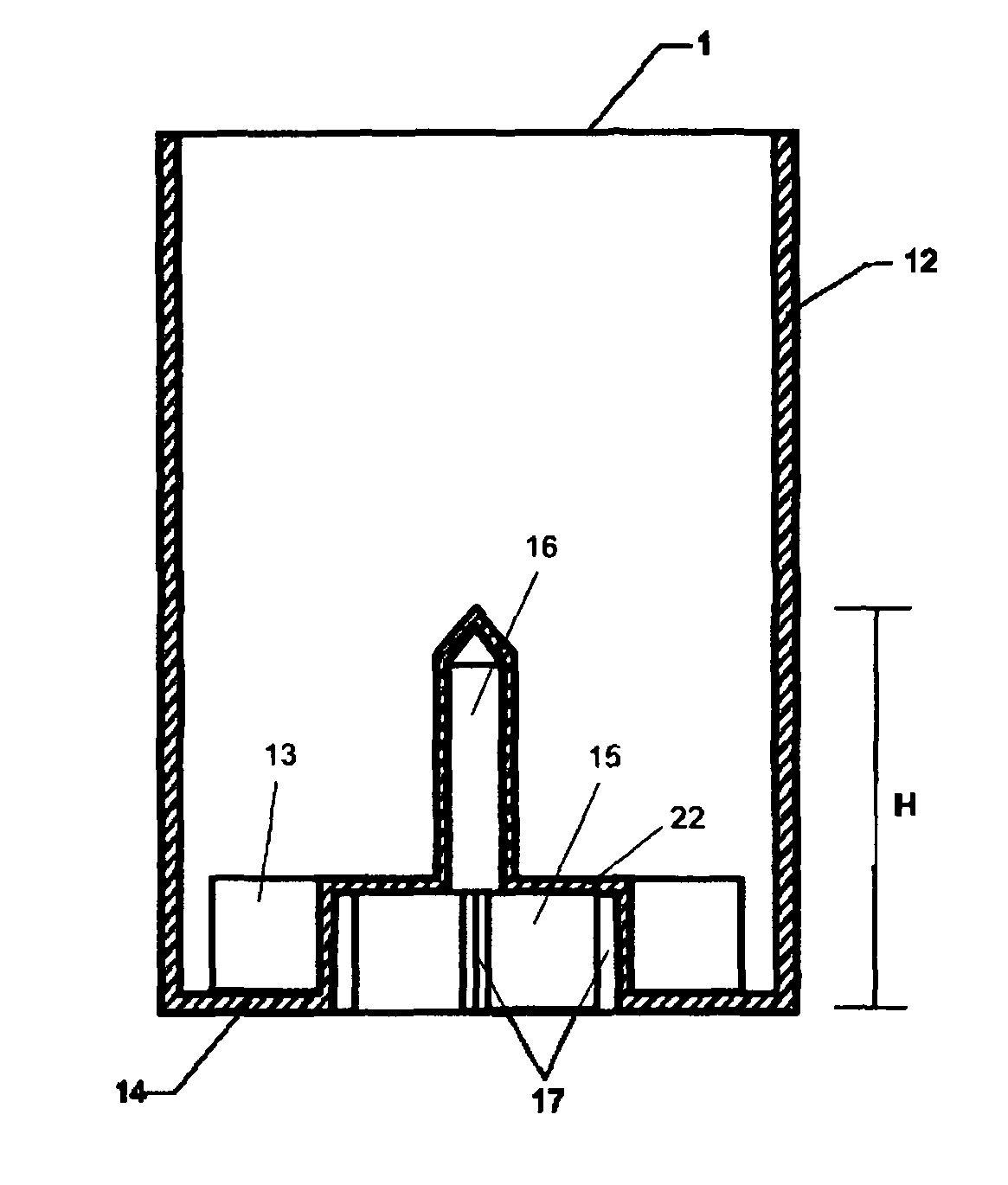 Method and an apparatus/universal combine for agitation of liquids