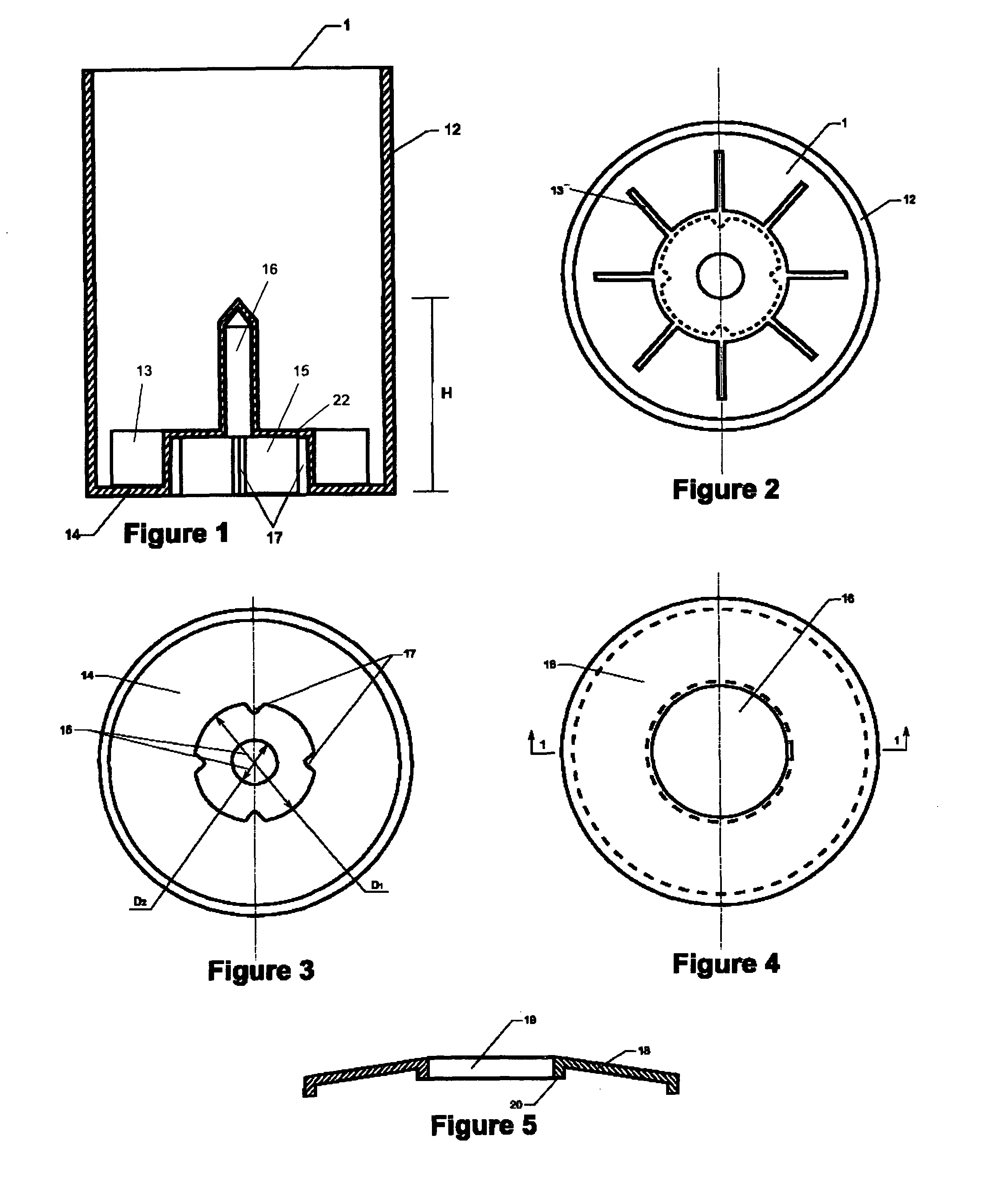 Method and an apparatus/universal combine for agitation of liquids