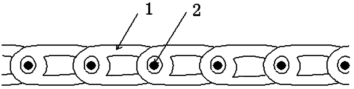 Novel blanket base net for press part of paper machine