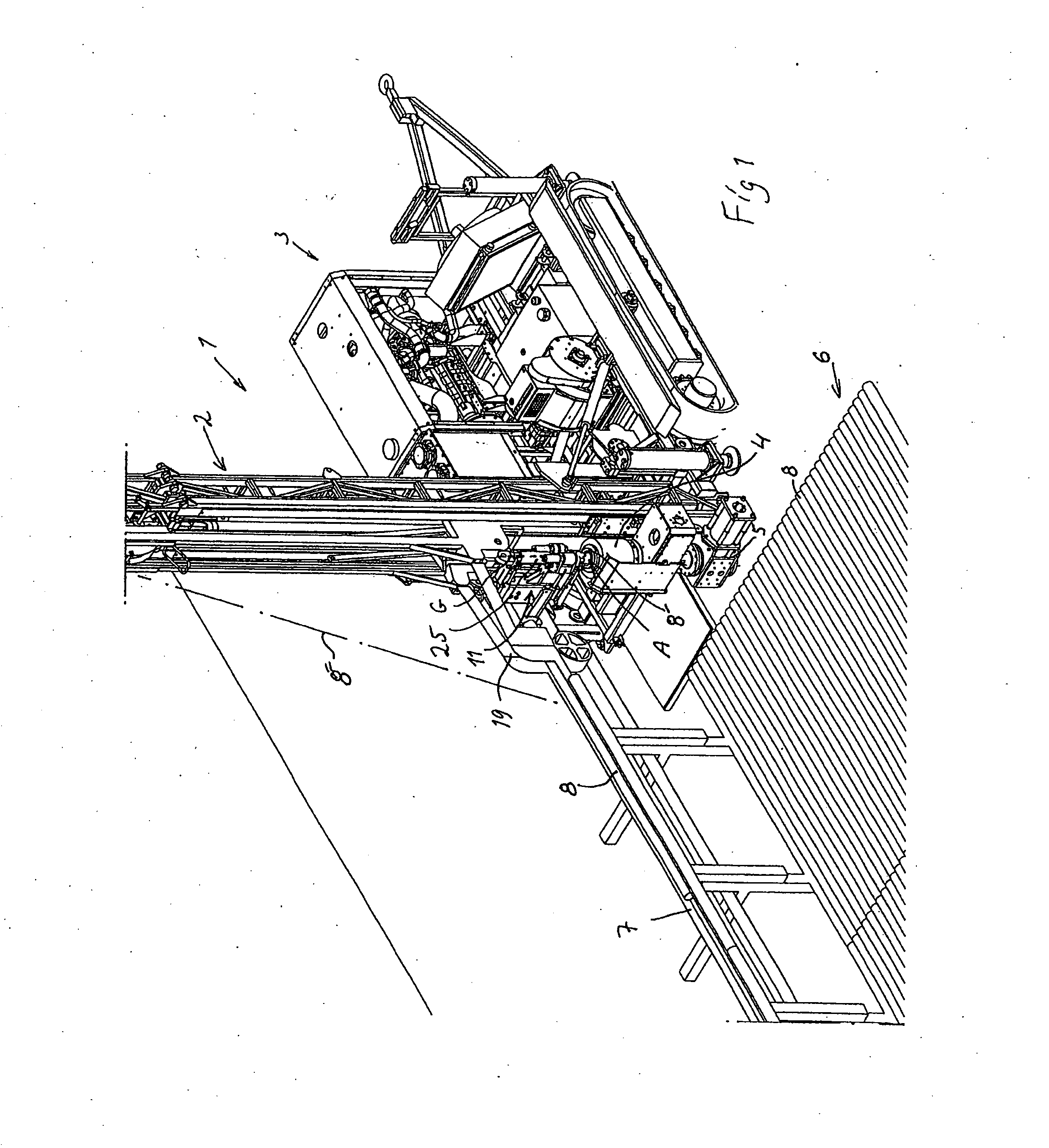 Device and method for handling drill string components, as well as rock drilling rig