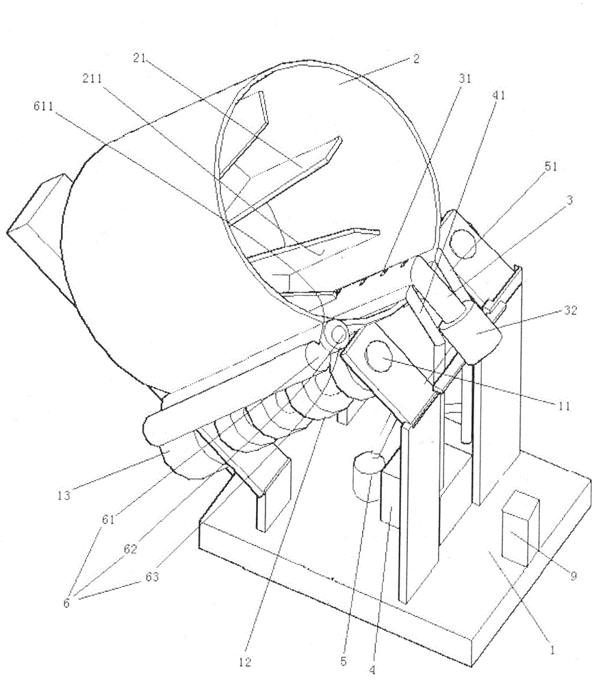 Wall mounting type frozen chicken unfreezing mechanism and unfreezing method